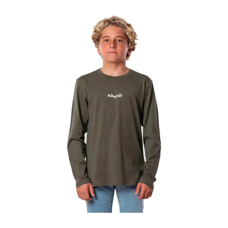 Billig T-shirt Rip Curl Blazed & Tubed lange ärmel