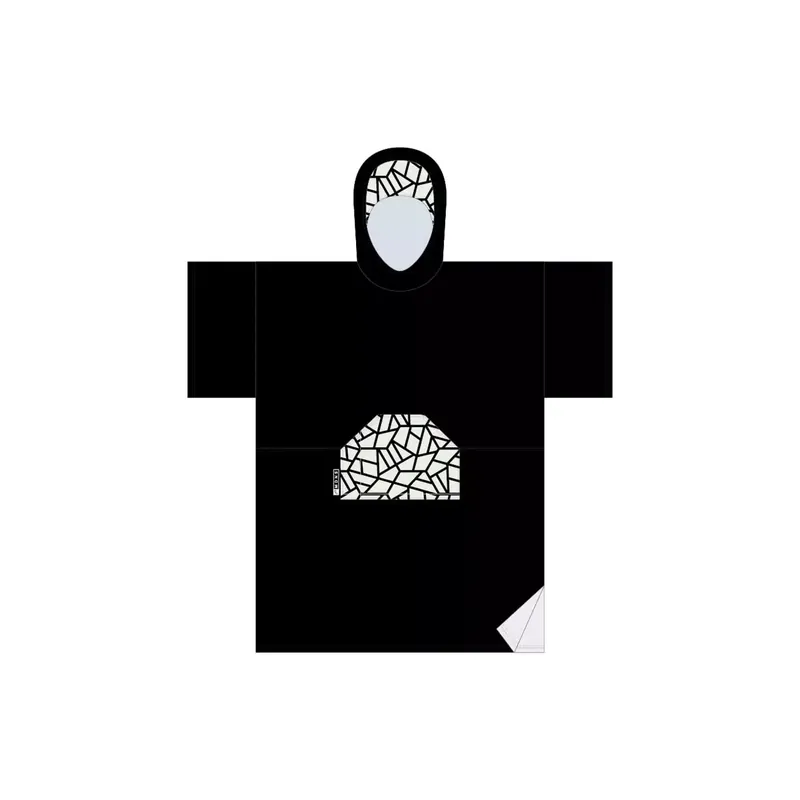 Poncho handtuch Madness Black Mozaic Top-Seller