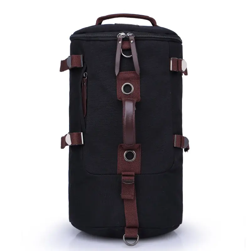Outdoor Freizeit Rucksack English Style 35 Liter schwarz braun Preiswert