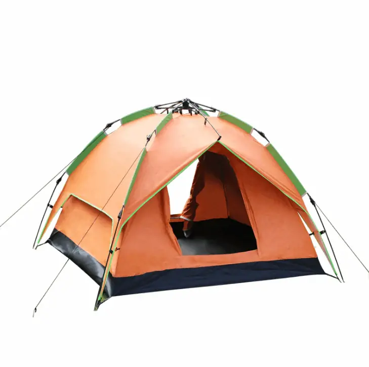 Campingzelt Pop-Up Zelt 3-4 Personen Kuppelzelt doppelwandig wasserdicht UV-Schutz Geprüft