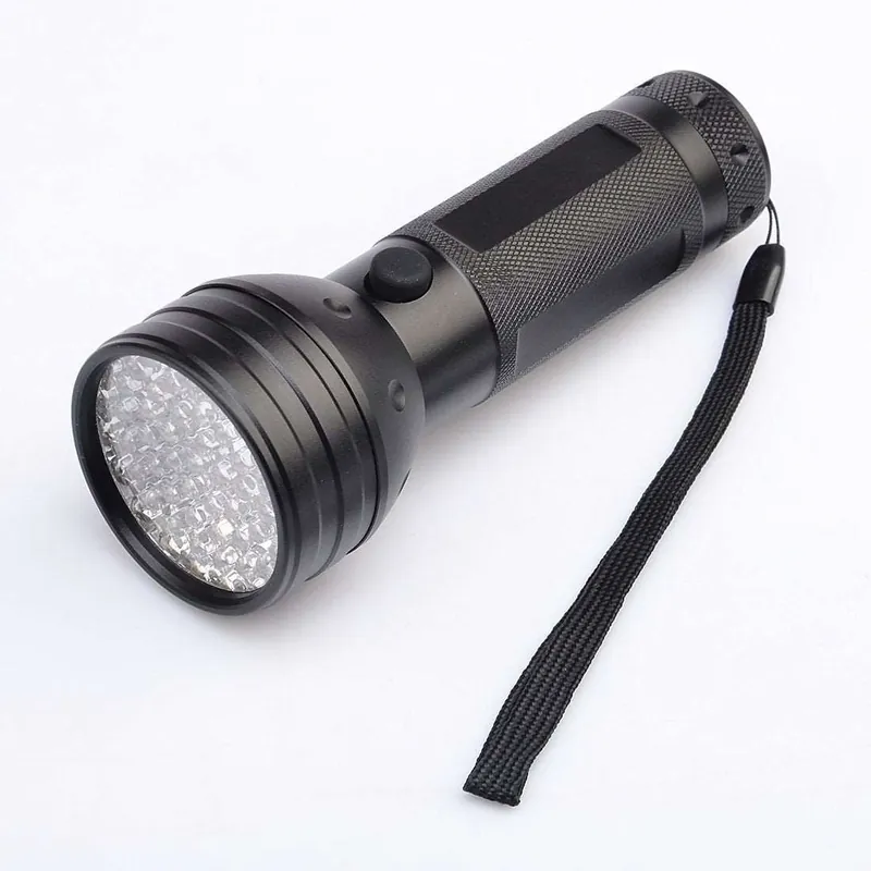 Outdoor Schwarzlicht UV Taschenlampe 395nm 51 LED lila Licht Schneller Versand