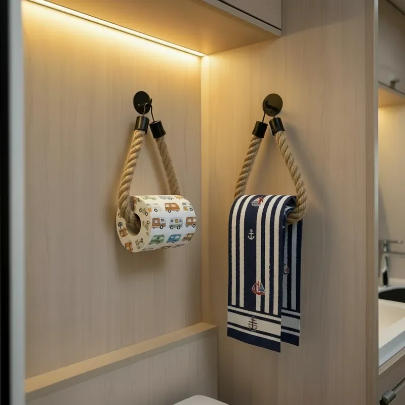Sofort Bestellen Hanfseil Toilettenpapier Halter ohne Bohren