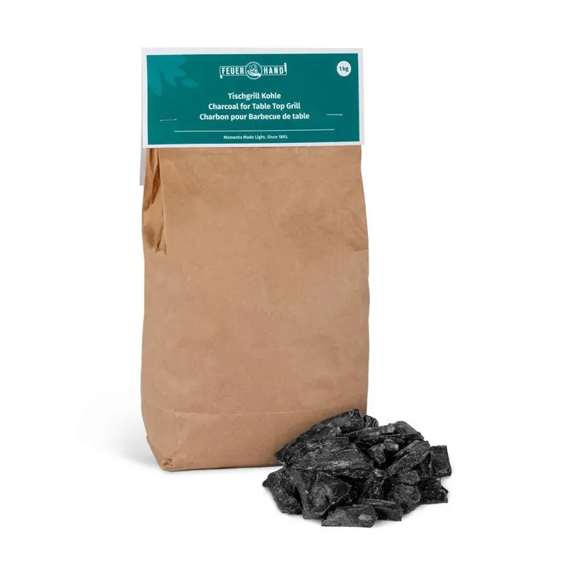 Saisonangebot Feuerhand Tischgrill Kohle (1 kg)