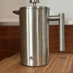 Grønenberg Edelstahl French Press 350 ml - 1 Liter inkl. Ersatz-Filter Rabatt